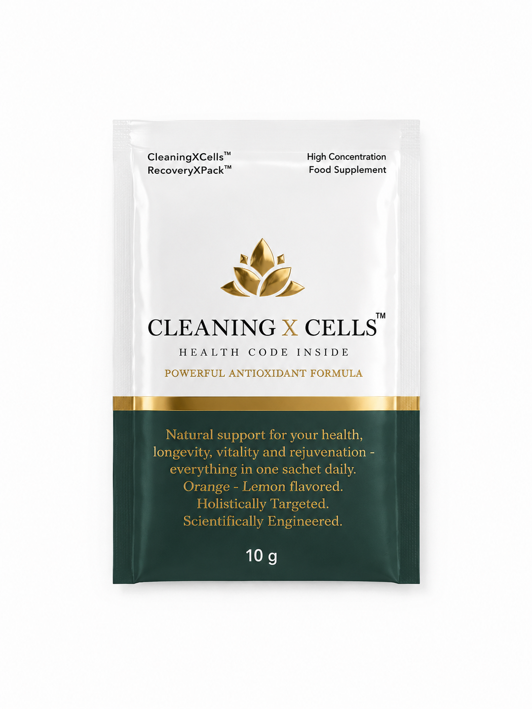 CleaningXCells™ – Месечен пакет с 30 сашета за лесен ежедневен прием.
